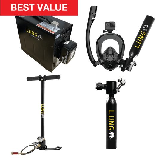 T-500 + Hand Pump + Turbocharger + Sub-Mask